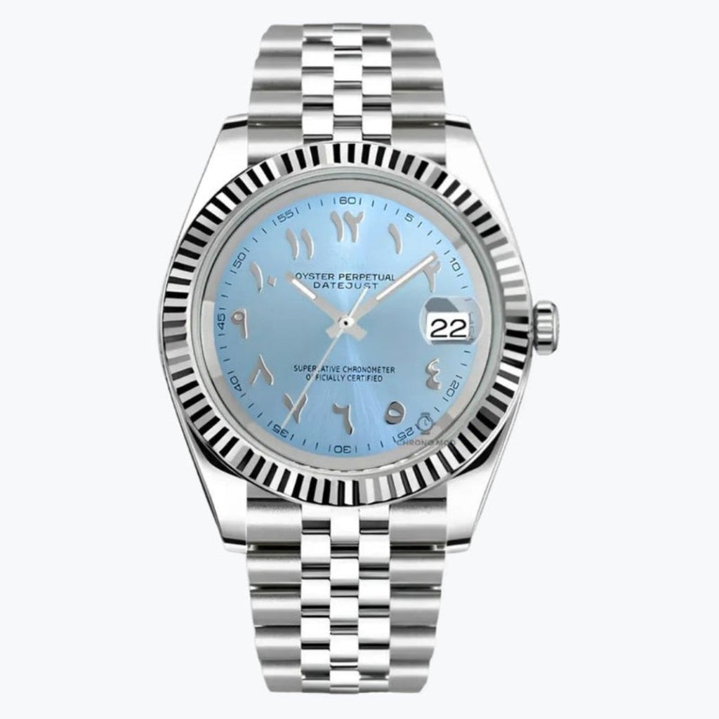 SEIKOJUST SILVER ARABIC JUBILEE MOD GLACIER EDITION