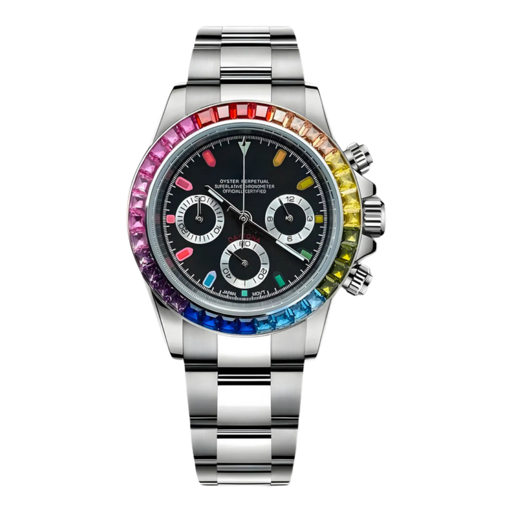 SEITONA CHRONOGRAPH MOD DIAMOND RAINBOW EDITION