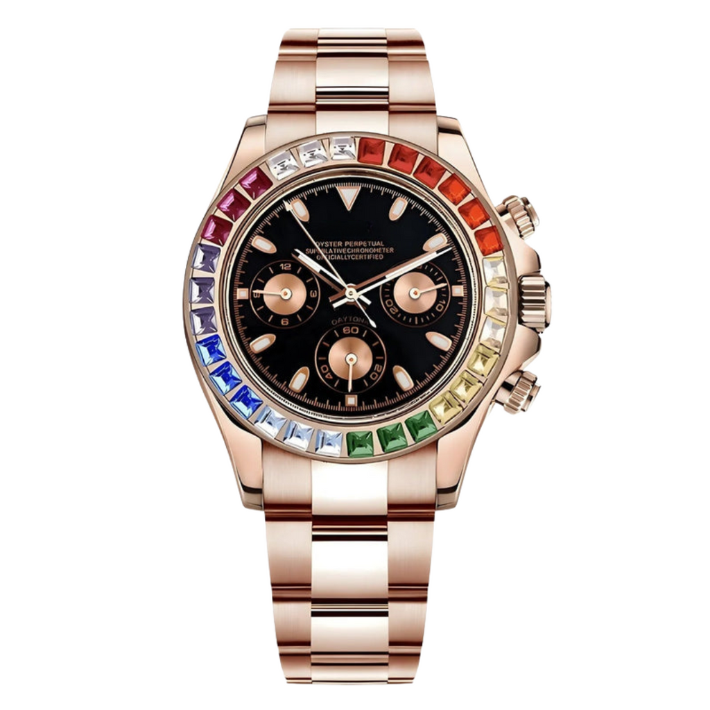 SEITONA CHRONOGRAPH MOD ROSE RAINBOW EDITION