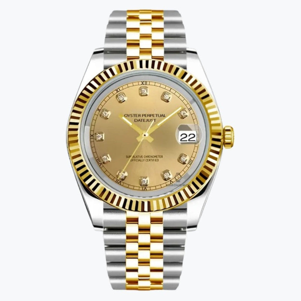 SEIKOJUST TWO-TONE DIAMOND JUBILEE MOD DESERT GOLD EDITION