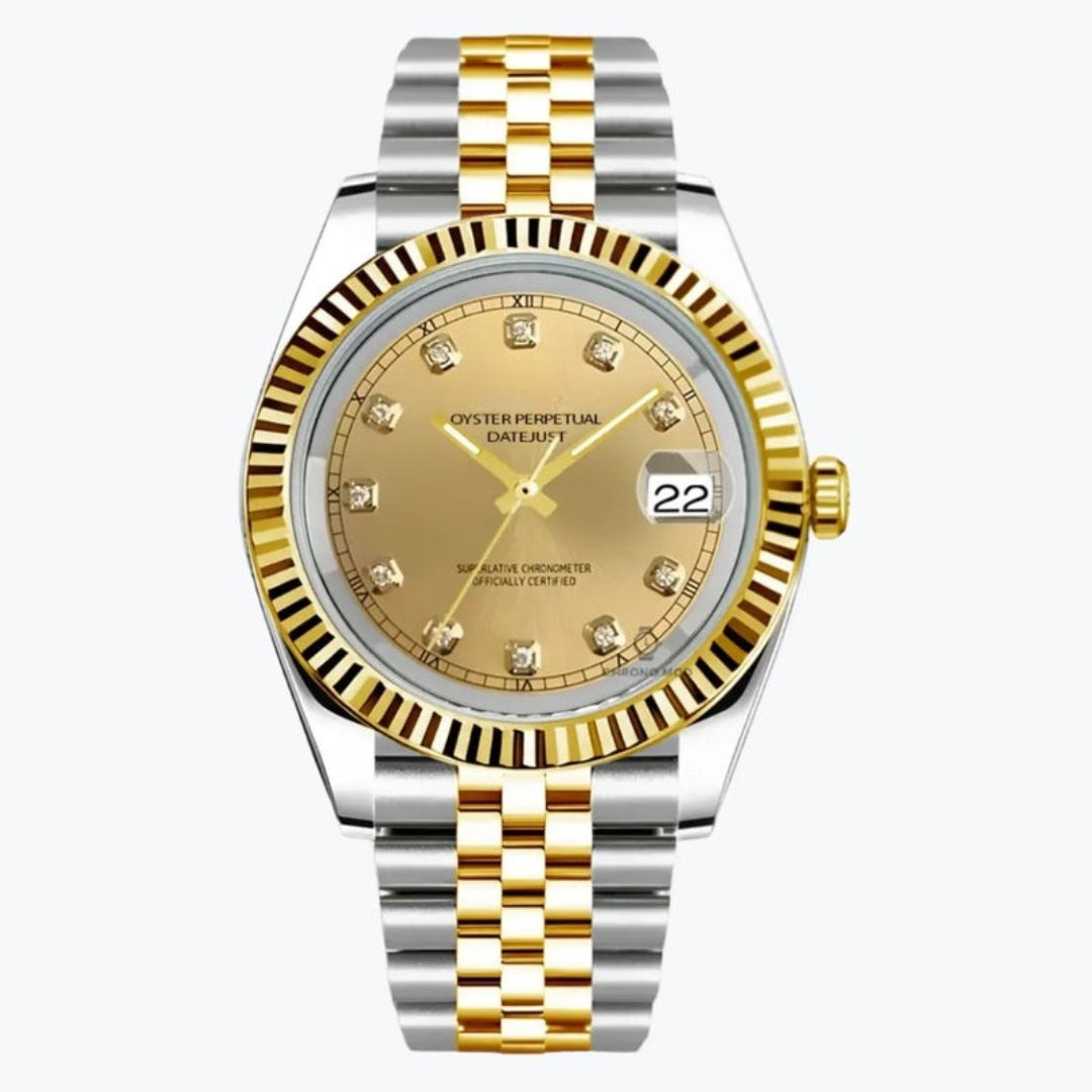 SEIKOJUST TWO-TONE DIAMOND JUBILEE MOD DESERT GOLD EDITION