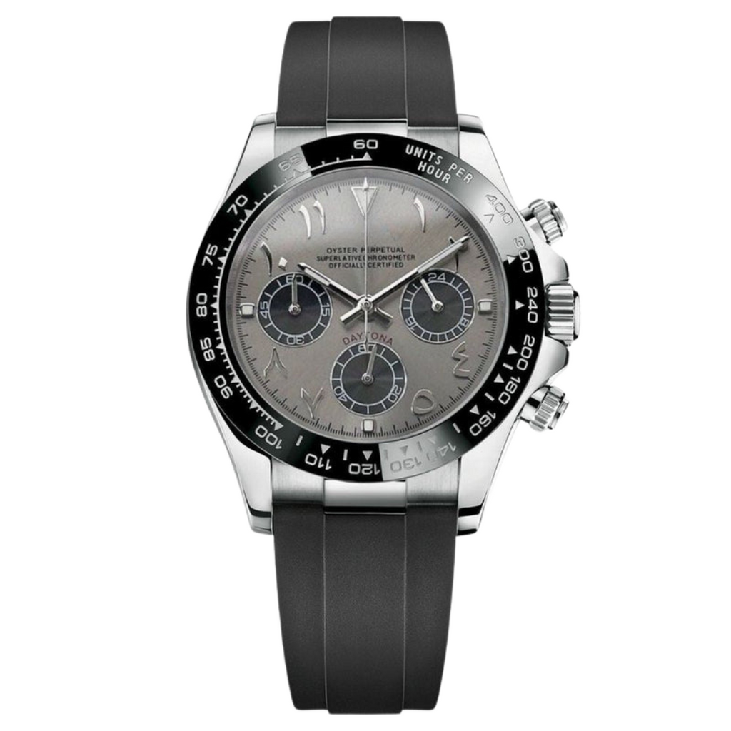 SEITONA CHRONOGRAPH MOD RHODIUM ARABIC EDITION