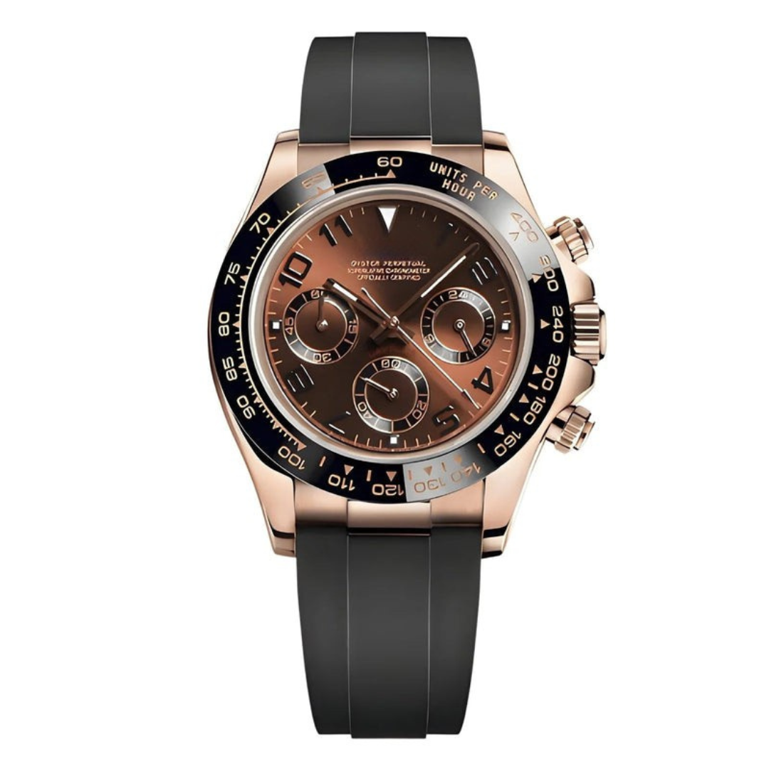 SEITONA CHRONOGRAPH MOD ROSE GOLD CHOCOLATE EDITION