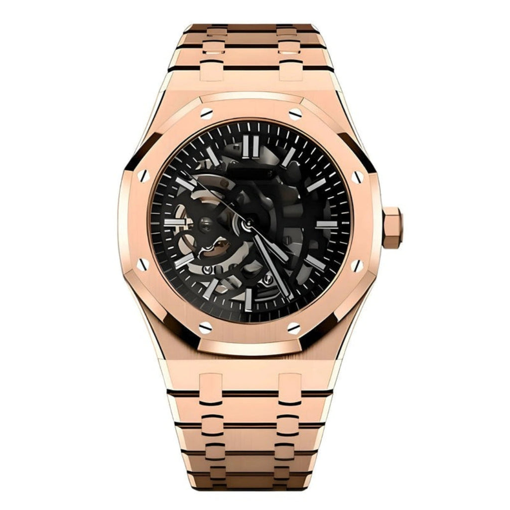SEIKOAK ROYAL SKELETON ROSE GOLD EDITION