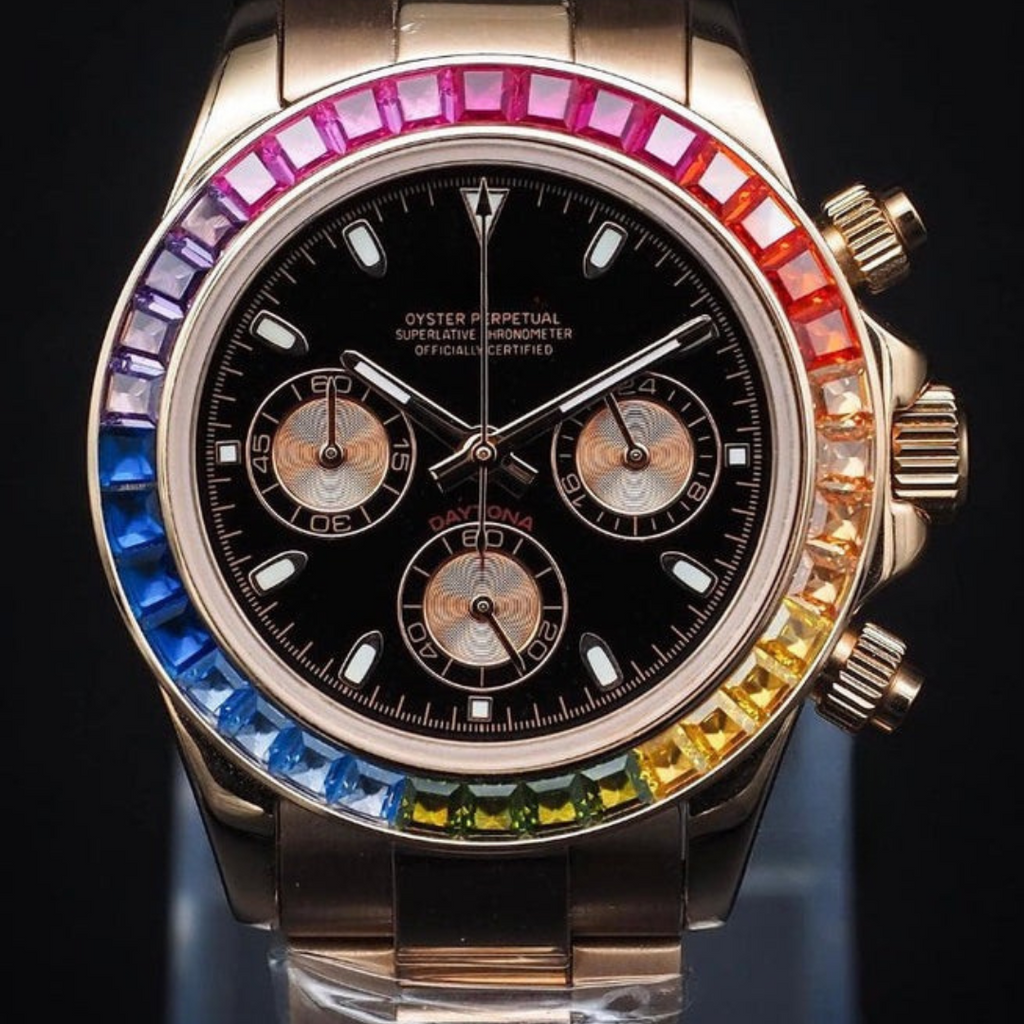 SEITONA CHRONOGRAPH MOD ROSE RAINBOW EDITION