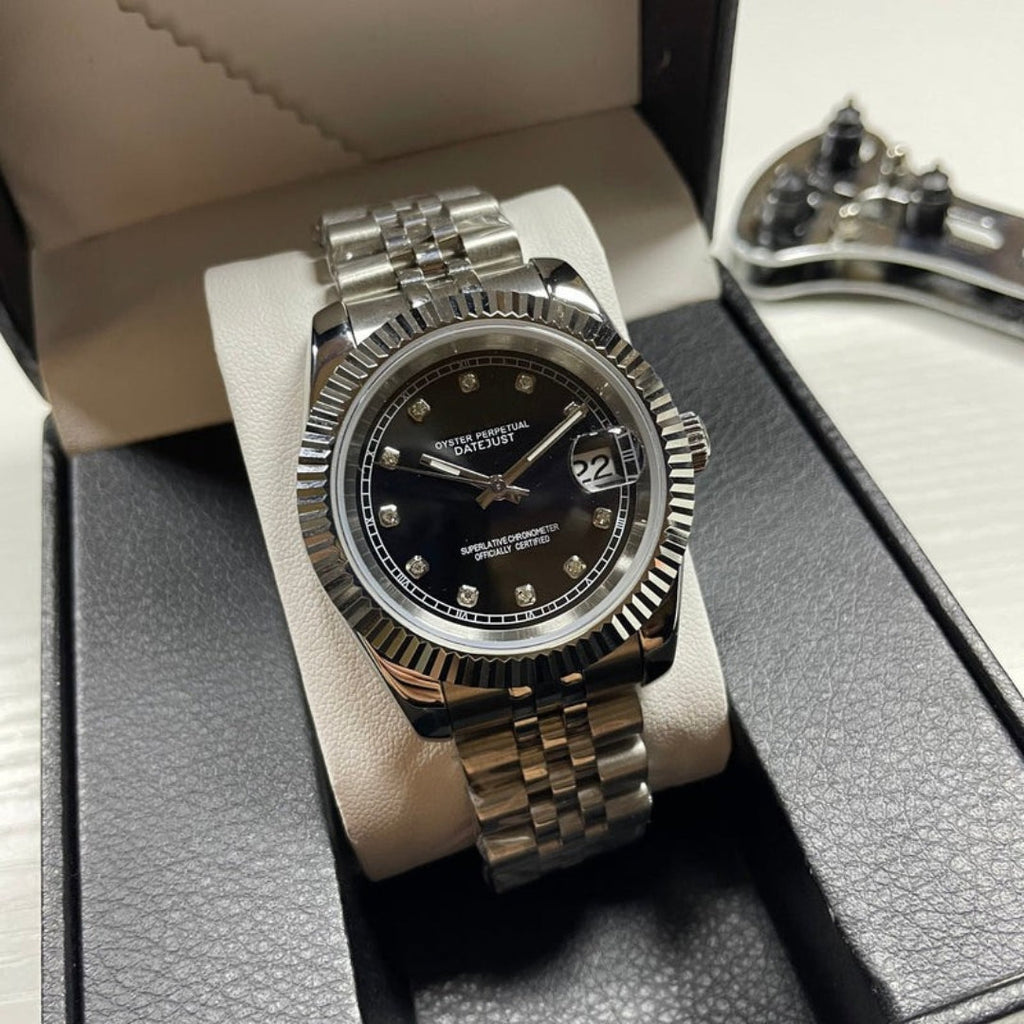 SEIKOJUST SILVER JUBILEE MOD BLACK DIAMOND EDITION