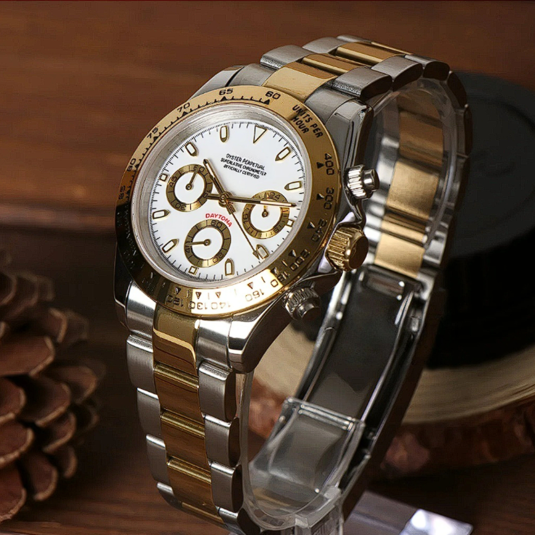 SEITONA CHRONOGRAPH MOD GOLD TWO-TONE PANDA EDITION