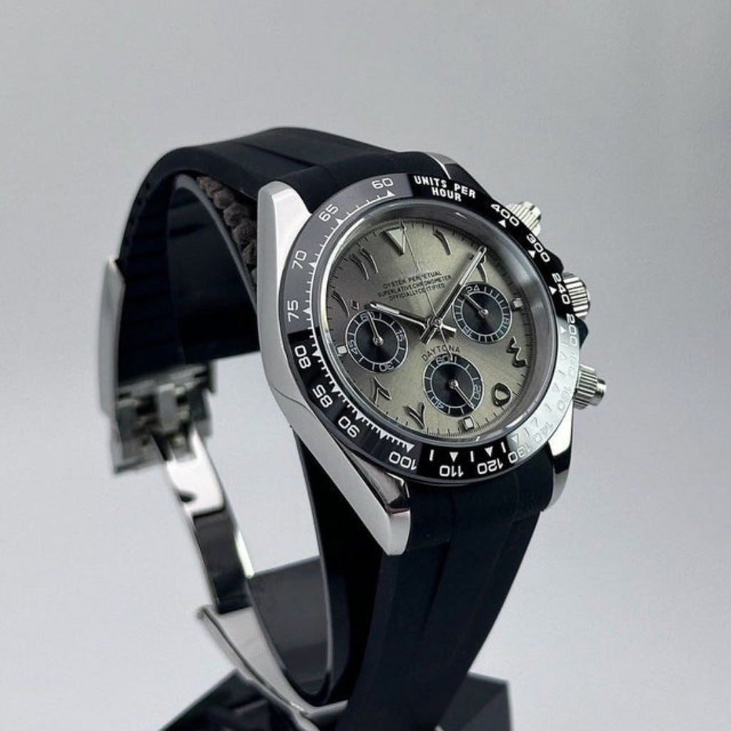SEITONA CHRONOGRAPH MOD RHODIUM ARABIC EDITION