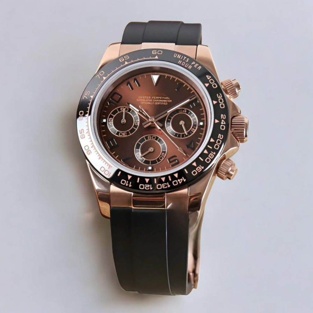 SEITONA CHRONOGRAPH MOD ROSE GOLD CHOCOLATE EDITION
