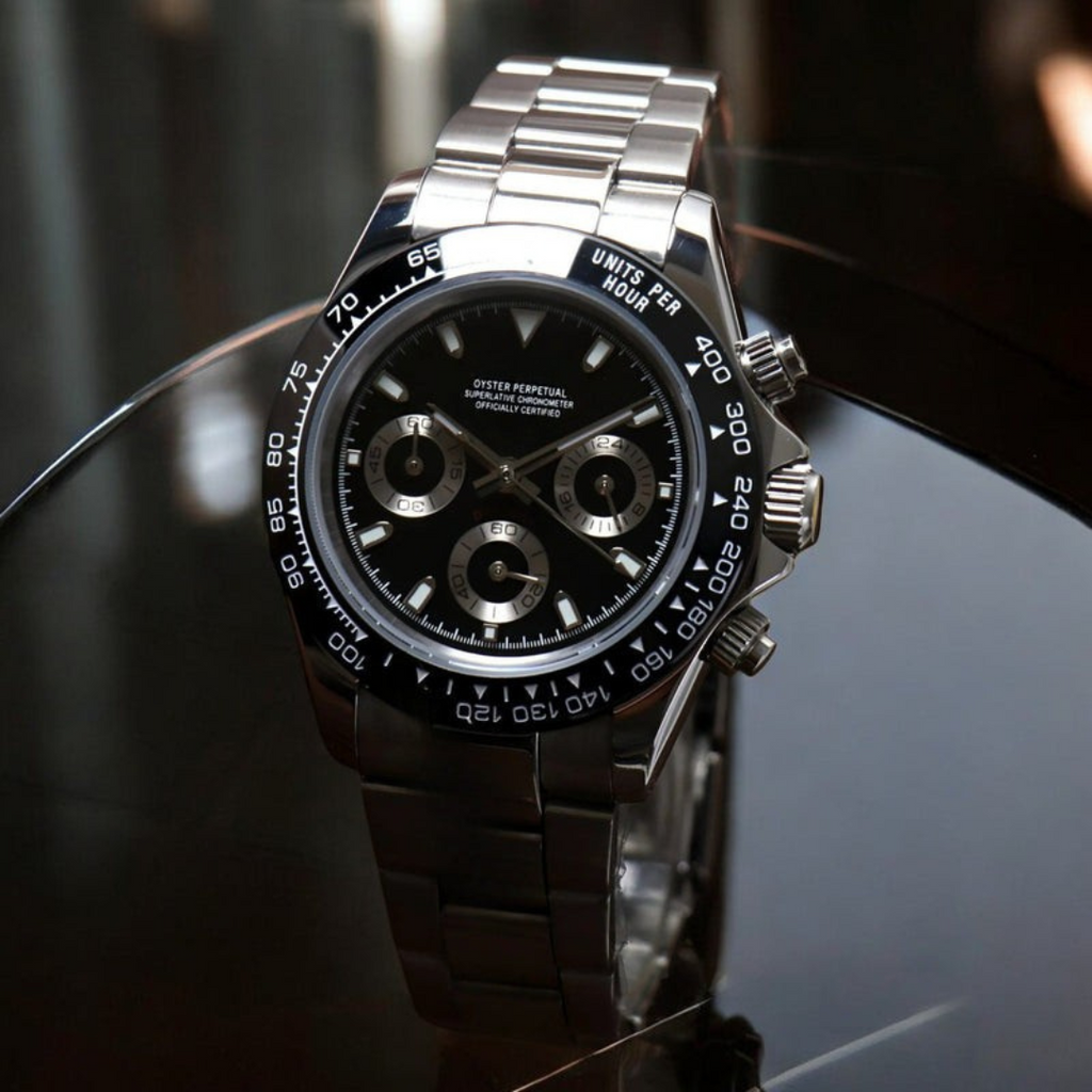 SEITONA CHRONOGRAPH MOD GRAND BLACK PANDA EDITION