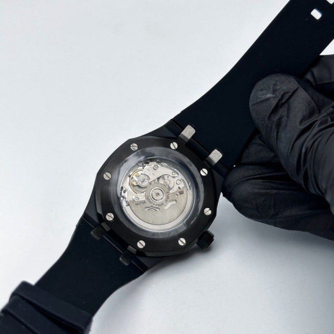 SEIKOAK SKELETON MOD BLACKED OUT SPECIAL EDITION