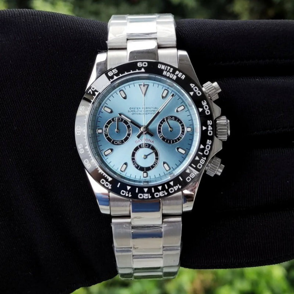 SEITONA CHRONOGRAPH MOD ICE BLUE EDITION