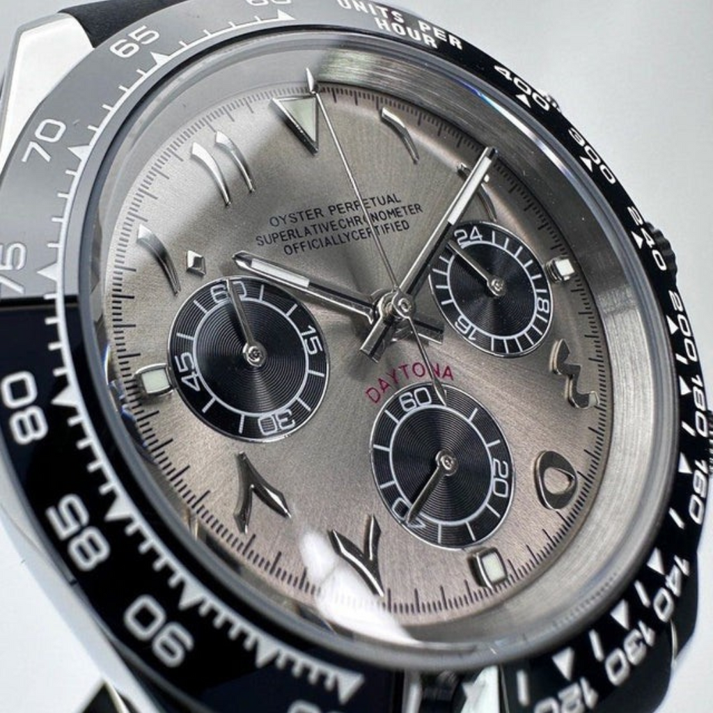 SEITONA CHRONOGRAPH MOD RHODIUM ARABIC EDITION