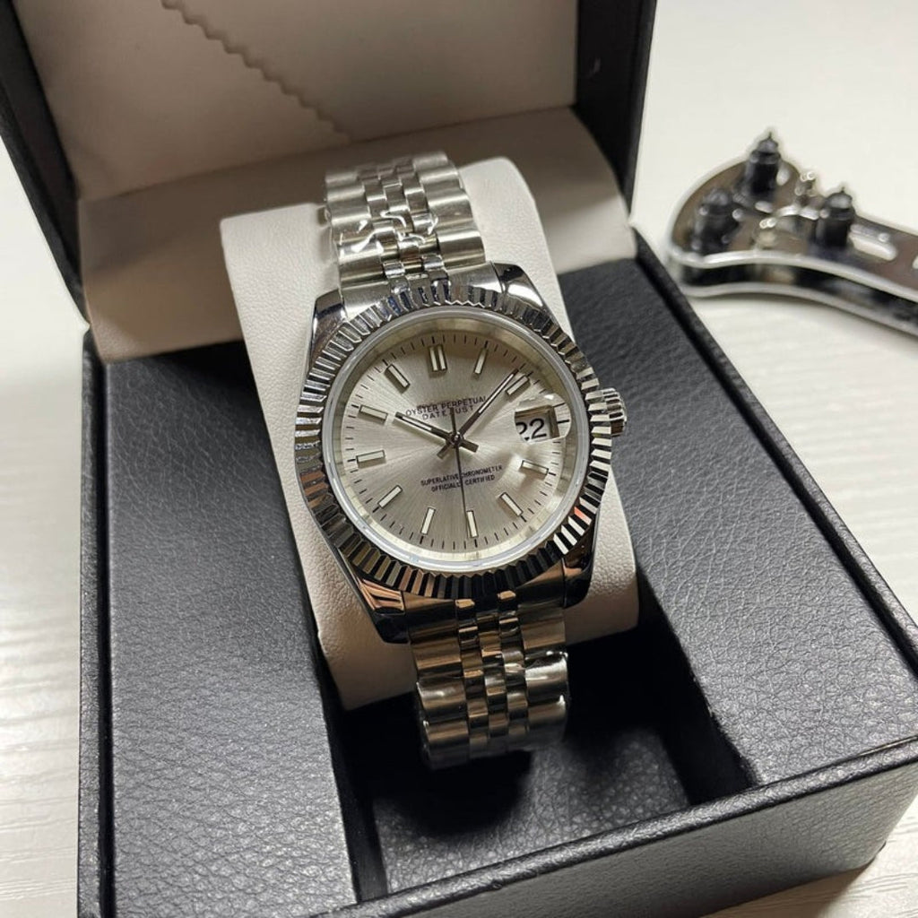 SEIKOJUST SILVER ARABIC JUBILEE MOD PLATINUM EDITION