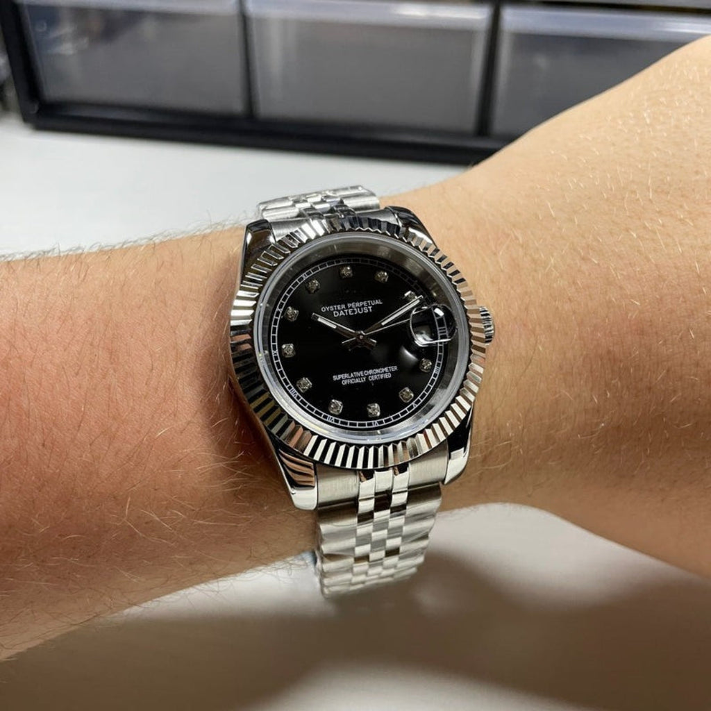 SEIKOJUST SILVER JUBILEE MOD BLACK DIAMOND EDITION