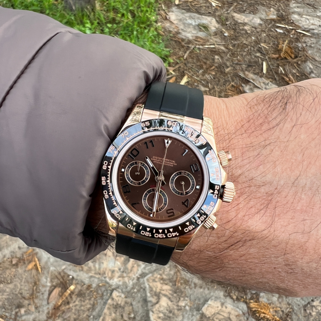 SEITONA CHRONOGRAPH MOD ROSE GOLD CHOCOLATE EDITION