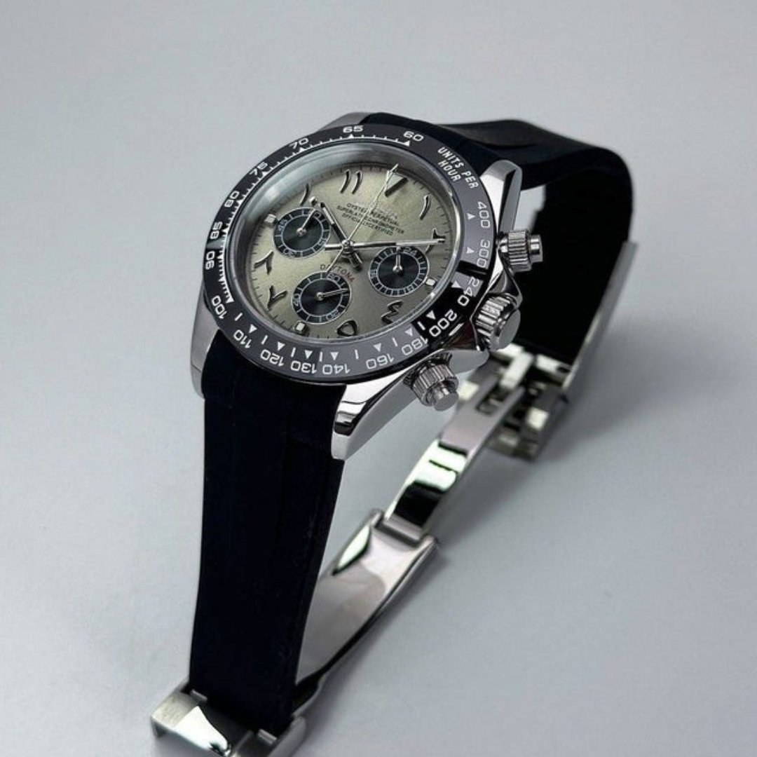 SEITONA CHRONOGRAPH MOD RHODIUM ARABIC EDITION