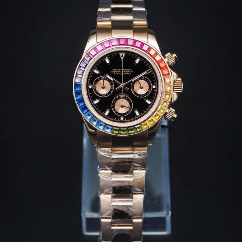 SEITONA CHRONOGRAPH MOD ROSE RAINBOW EDITION