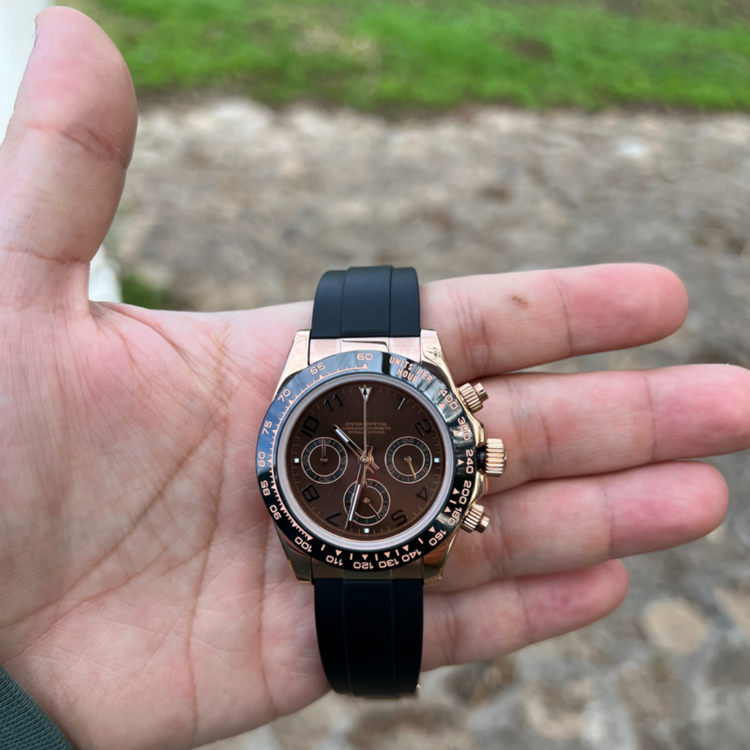SEITONA CHRONOGRAPH MOD ROSE GOLD CHOCOLATE EDITION