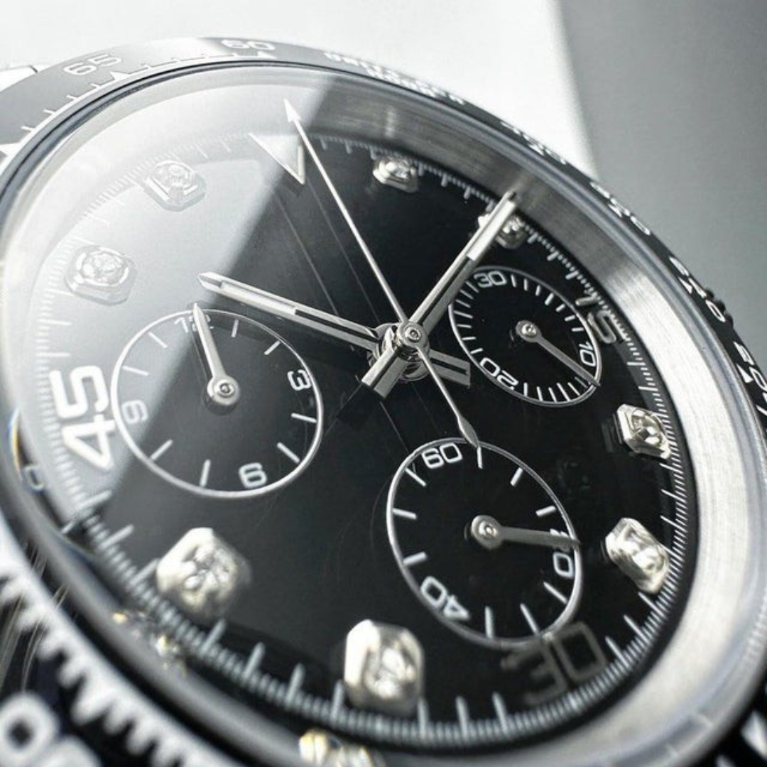SEITONA CHRONOGRAPH MOD OBSIDIAN DIAMOND EDITION