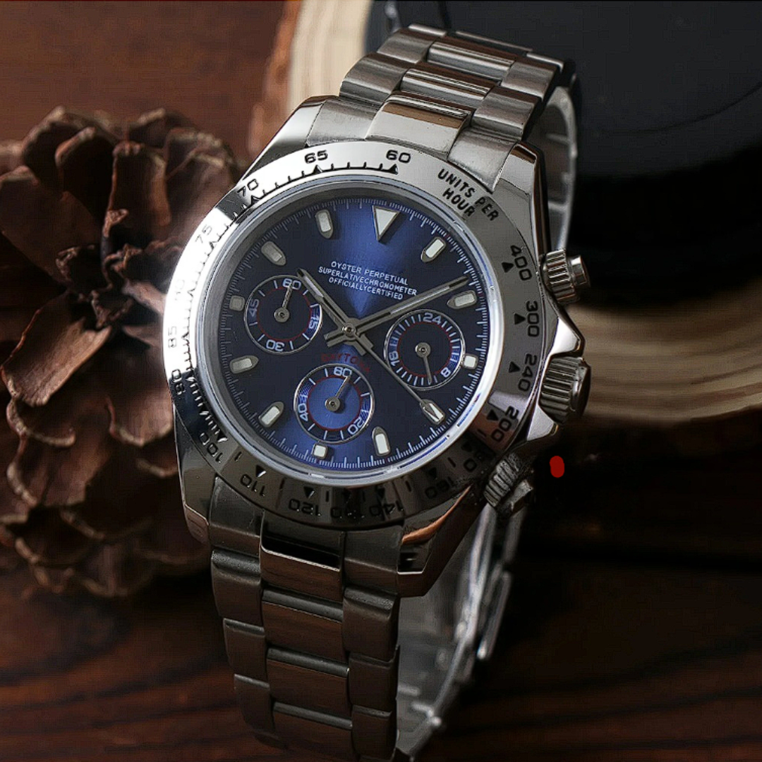 SEITONA CHRONOGRAPH MOD BLUE SUNBURST EDITION
