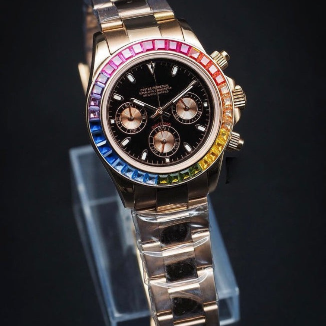 SEITONA CHRONOGRAPH MOD ROSE RAINBOW EDITION