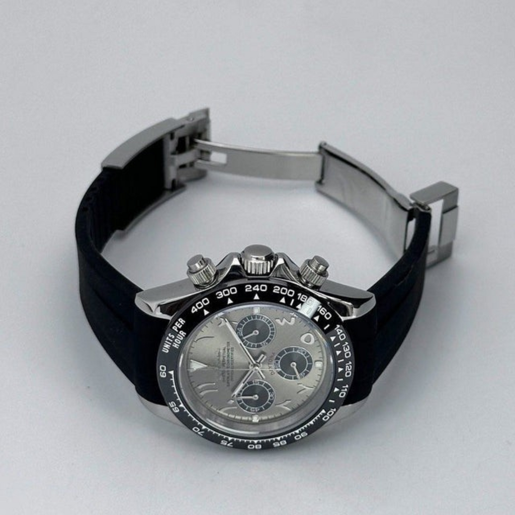 SEITONA CHRONOGRAPH MOD RHODIUM ARABIC EDITION