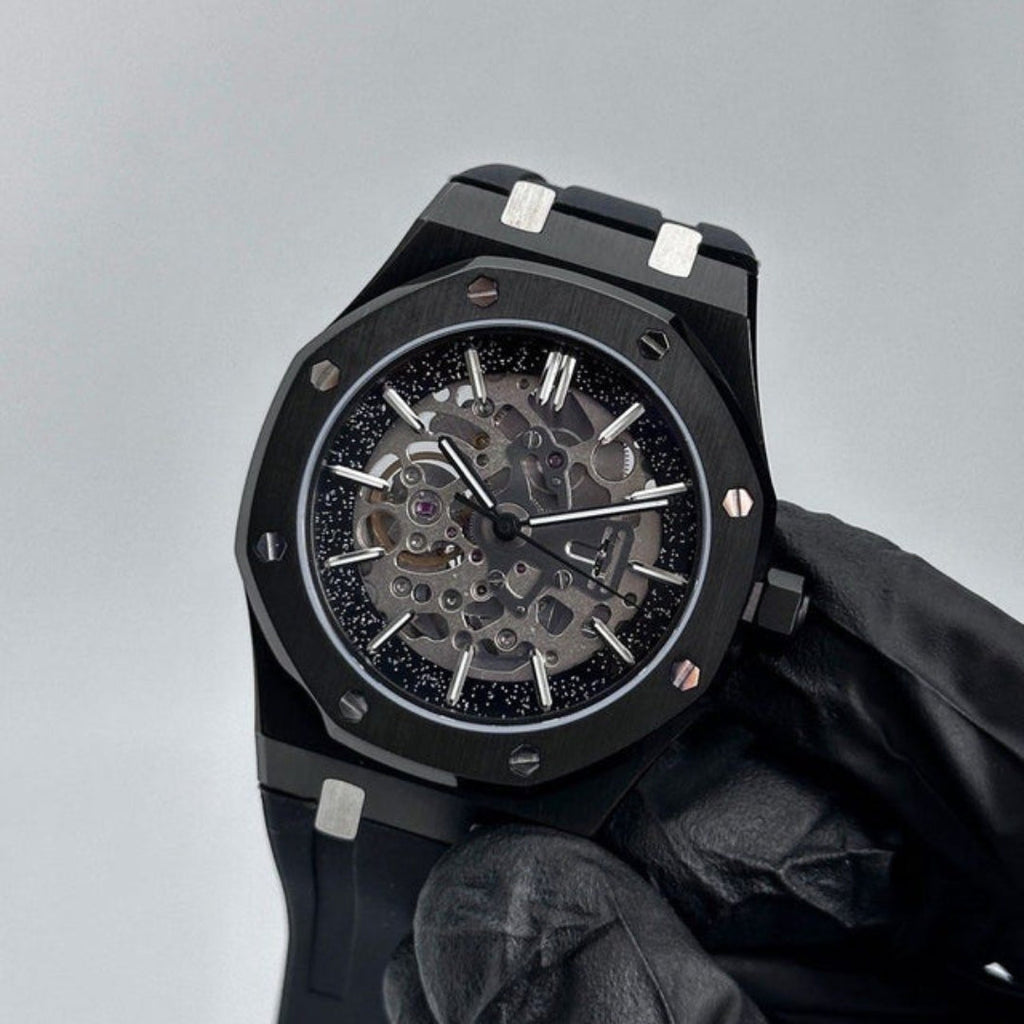 SEIKOAK SKELETON MOD BLACKED OUT SPECIAL EDITION