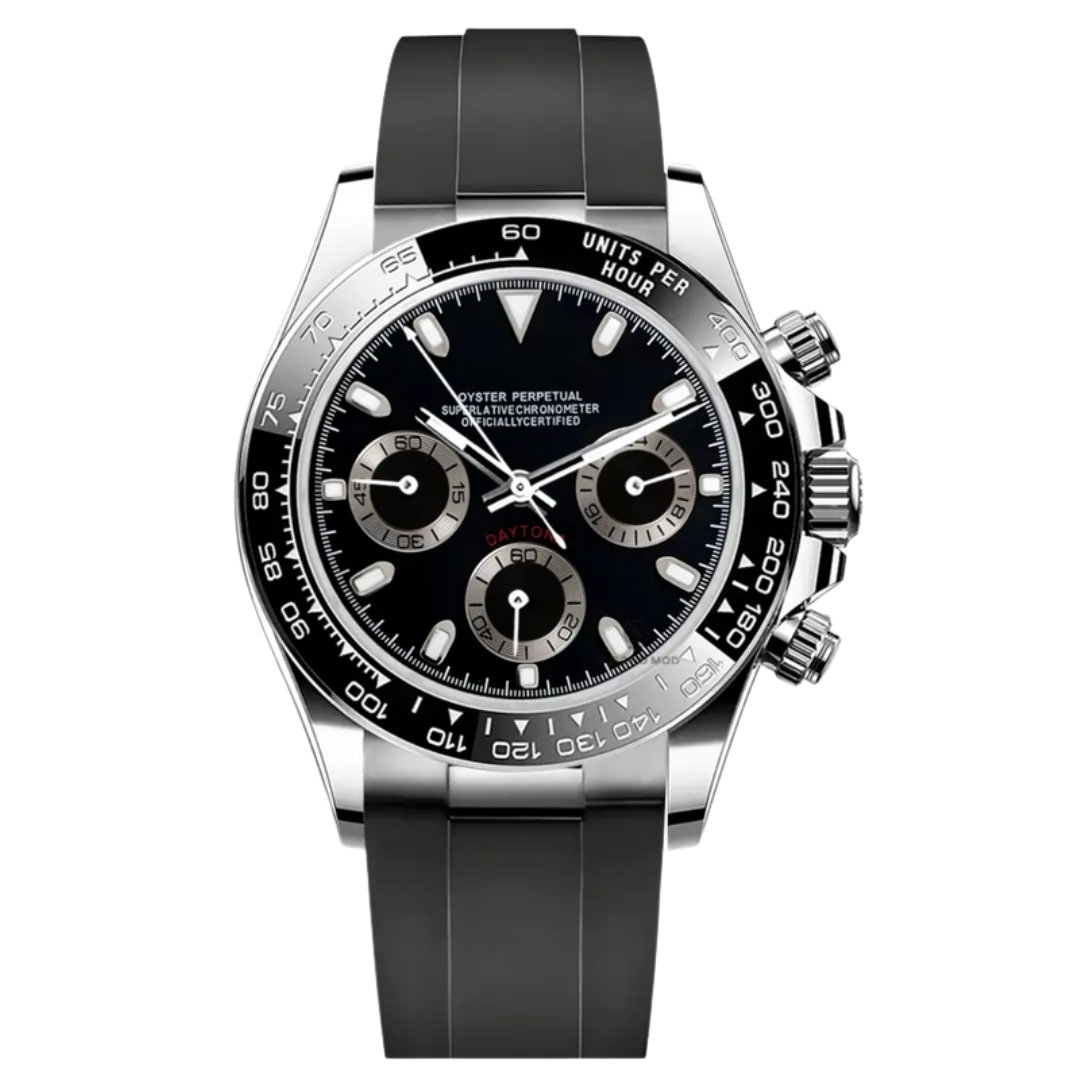 SEITONA CHRONOGRAPH MOD OBSIDIAN PANDA EDITION